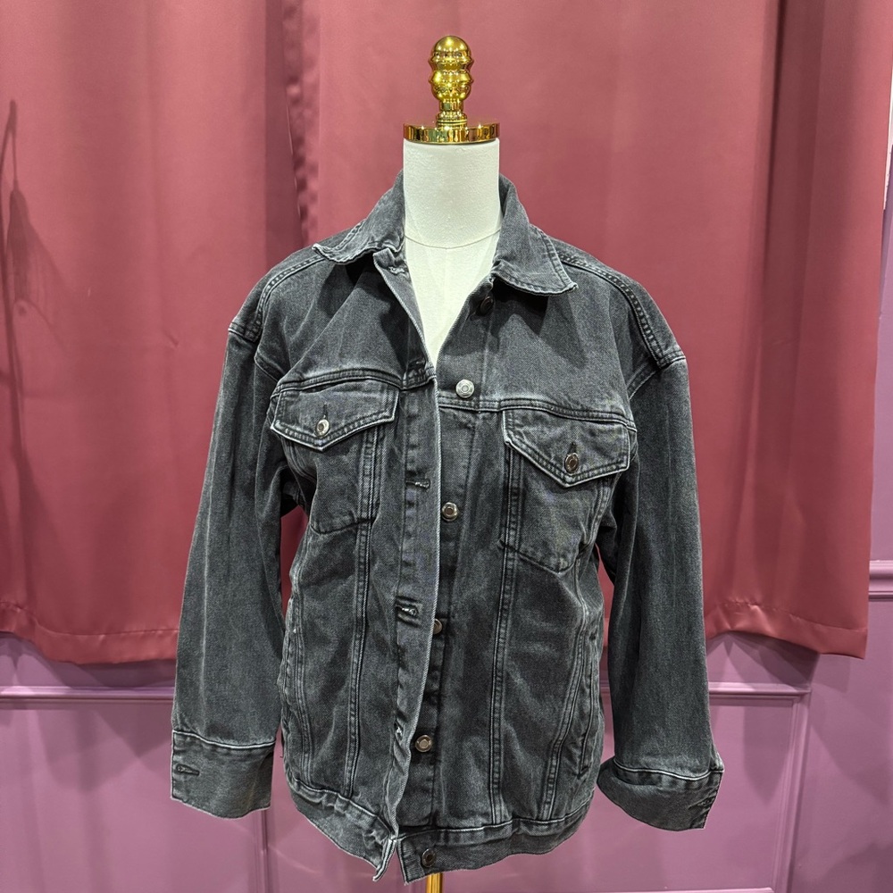 H&M Charcoal Denim Jacket
